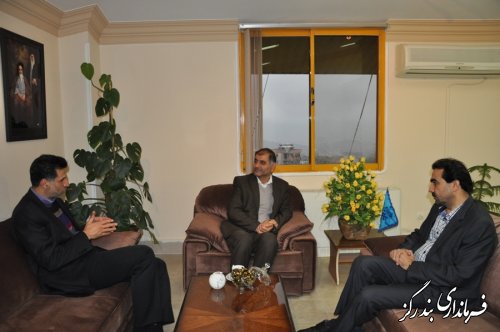 دیدار فرماندار بندرگز  با مدیر کل صدا و سیمای گلستان 