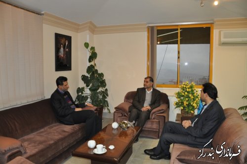 دیدار فرماندار بندرگز  با مدیر کل صدا و سیمای گلستان 