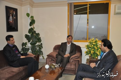 دیدار فرماندار بندرگز  با مدیر کل صدا و سیمای گلستان 