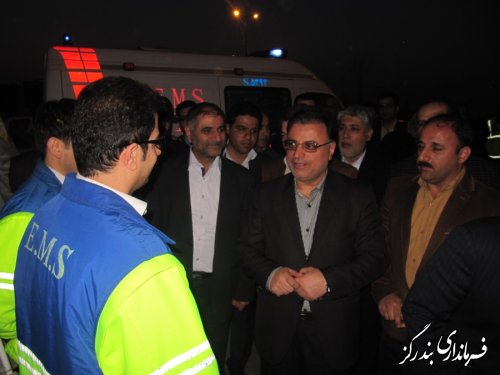 معاون سیاسی ، امنیتی استاندار از کمپ های نوروزی بندرگز بازدید کرد