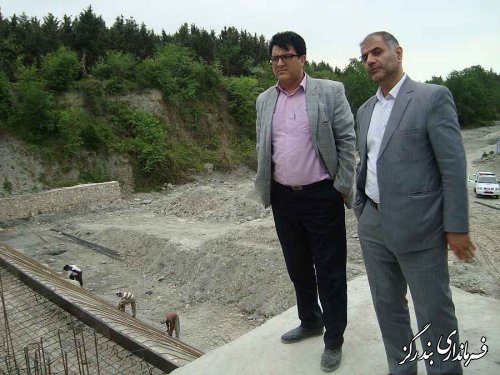  بازدید فرماندار بندرگز از پروژه های عمرانی
