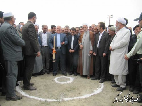 آیین آغاز عملیات اجرایی ساخت خط دوم راه آهن ایستگاه بندرگز به قره تپه 