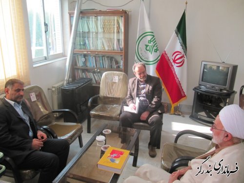 بازدید سرزده فرماندار بندرگز از اداره تبلیغات اسلامی 