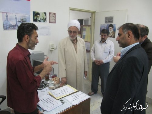 بازدید سرزده فرماندار بندرگز از اداره تبلیغات اسلامی 