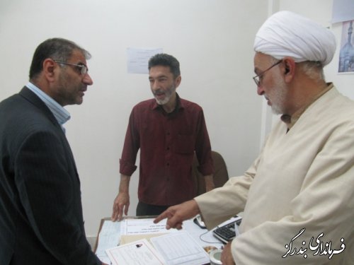 بازدید سرزده فرماندار بندرگز از اداره تبلیغات اسلامی 