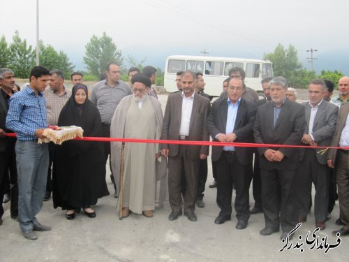 طرح هادی روستای ابراهیم آباد در بندرگز به بهره برداری رسید