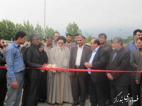 طرح هادی روستای ابراهیم آباد در بندرگز به بهره برداری رسید