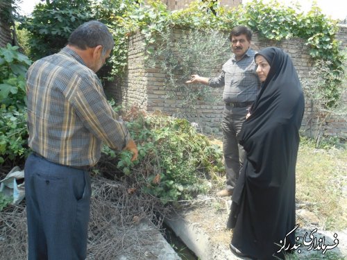 بازدید بخشدار مرکزی بندرگز از روستای دشتی کلاته شرقی