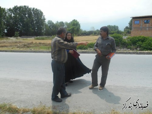 بازدید بخشدار مرکزی بندرگز از روستای دشتی کلاته شرقی