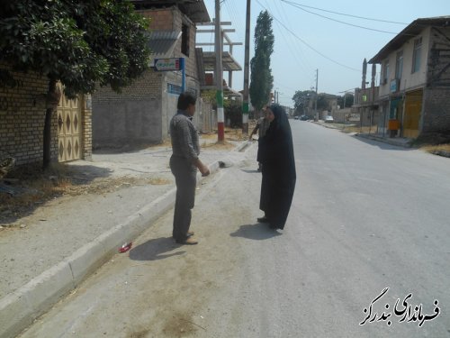 بازدید بخشدار مرکزی بندرگز از روستای دشتی کلاته شرقی