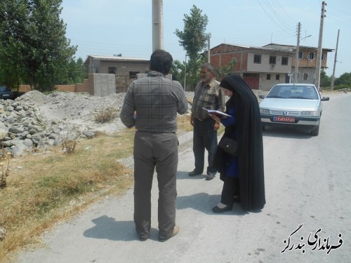 بازدید بخشدار مرکزی بندرگز از روستای دشتی کلاته شرقی