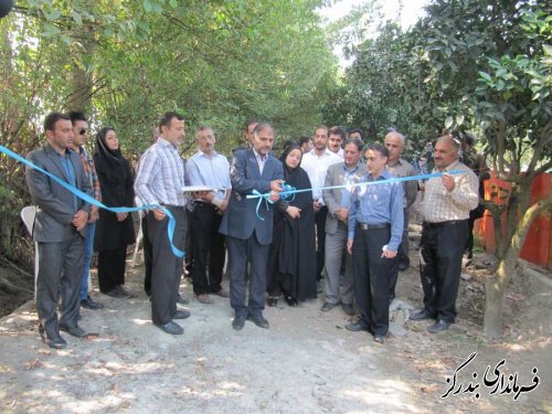  از چند پروژه عمرانی و اشتغالزا در بندرگز بهره برداری شد