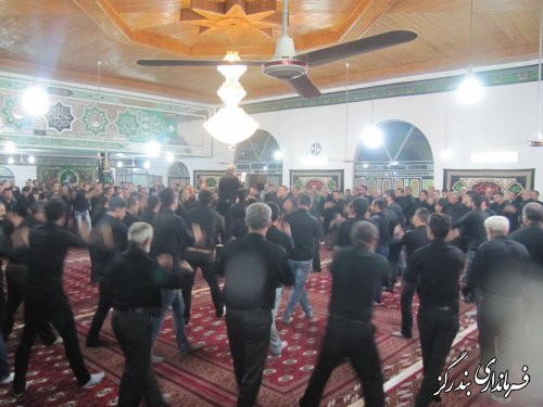حضور فرماندار بندرگز در مراسم تاسوعای حسینی