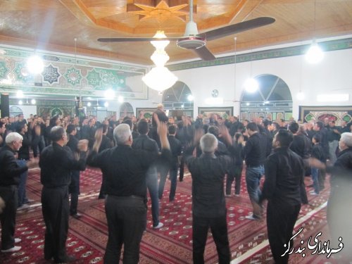 حضور فرماندار بندرگز در مراسم تاسوعای حسینی