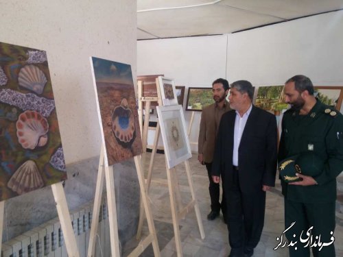 افتتاح نمایشگاه نقاشی رنگ و روغن در بندرگز