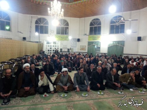 مراسم بزرگداشت اولین سالگرد ارتحال آیت الله هاشمی رفسنجانی در بندرگز برگزار شد