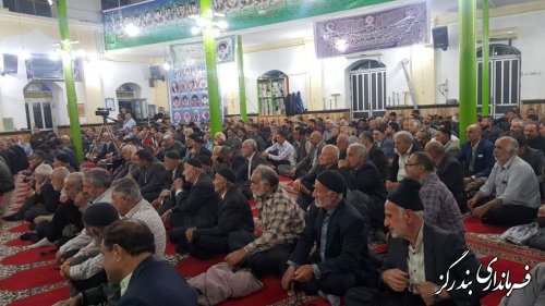 مراسم بزرگداشت حضرت آیت الله نصیری در نوکنده برگزار شد