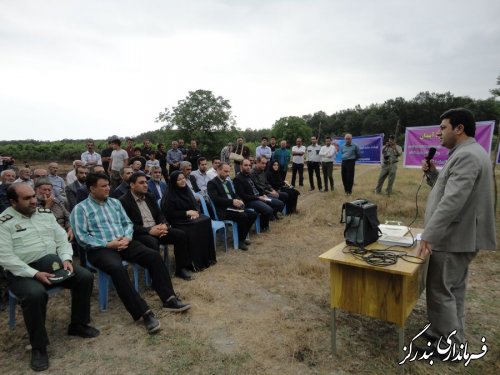 کلنگ احداث آب بندان در روستای وطنا به زمین زده شد