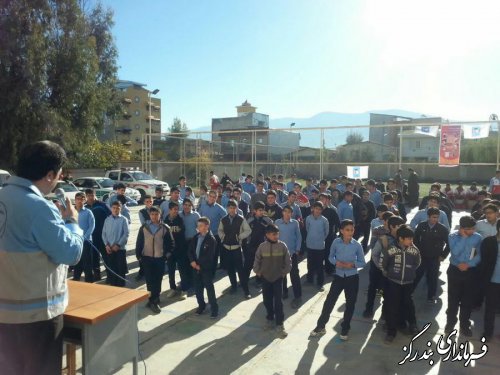 مانور زلزله و ایمنی در مدارس بندرگز برگزار شد