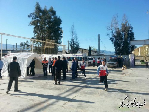 مانور زلزله و ایمنی در مدارس بندرگز برگزار شد