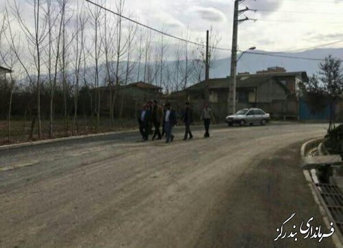 بازدید از طرح هادی روستای کارکنده