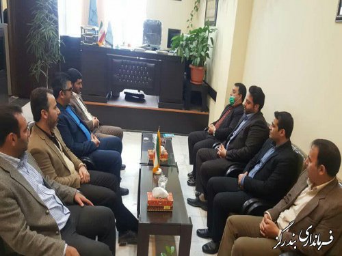دیدار رییس هیات بازرسی انتخابات بندرگز با دادستان