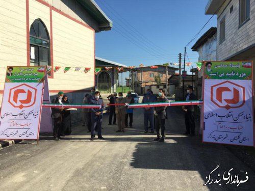  فاز دوم طرح هادی روستای سرطاق افتتاح شد