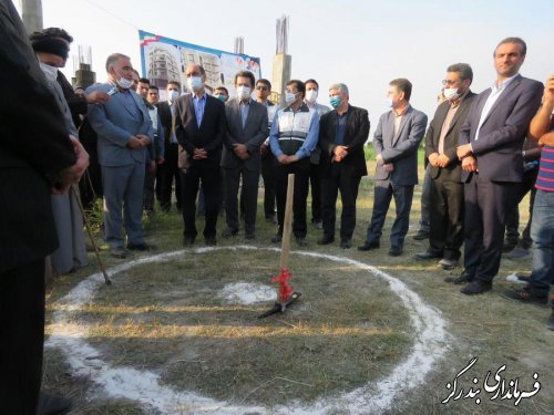 مرحله نخست احداث واحدهای مسکونی طرح اقدام ملی مسکن در بندرگز آغاز شد