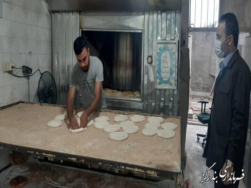بخشدار نوکنده بر ضرورت رعایت نکات بهداشتی در نانوایی ها تاکید کرد
