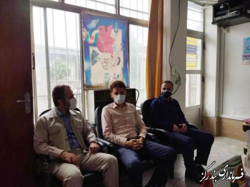 بازدید بخشدار از اداره توزیع نیروی برق نوکنده