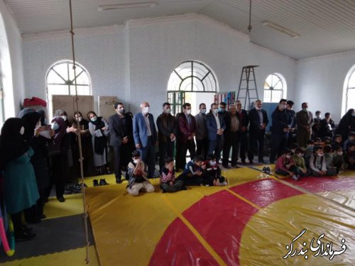 کلاس درس تربیت بدنی در دهستان لیوان افتتاح شد