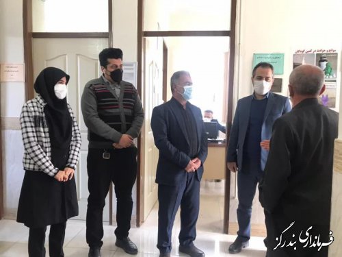 بخشدار نوکنده از مرکز واکسیناسیون جفاکنده بازدید  کرد