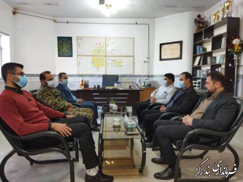 دیدار بخشدار و مسوولان با شهردار جدید نوکنده