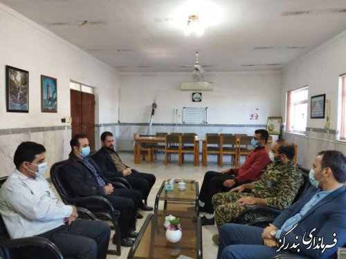 دیدار بخشدار و مسوولان با شهردار جدید نوکنده