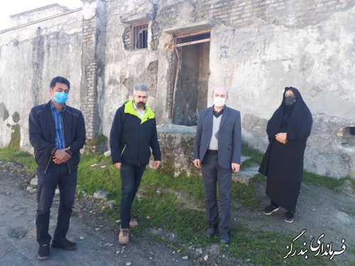 بازدید بخشدار مرکزی بندرگز از روستای دشتی کلاته شرقی