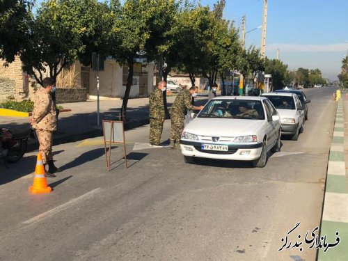 هزار عدد ماسک رایگان بین شهروندان و رانندگان خودروهای نوکنده توزیع شد