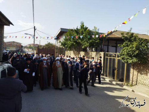 مراسم دسته روی و سوگواری شهادت امام هادی (ع) و ارتحال آیت‌الله گلپایگانی در نوکنده