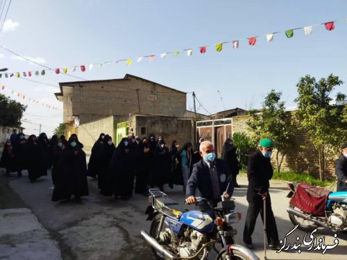 مراسم دسته روی و سوگواری شهادت امام هادی (ع) و ارتحال آیت‌الله گلپایگانی در نوکنده