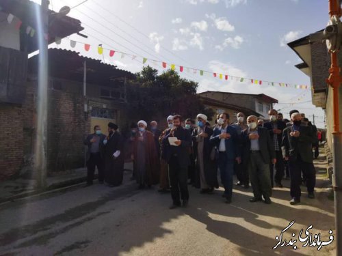 مراسم دسته روی و سوگواری شهادت امام هادی (ع) و ارتحال آیت‌الله گلپایگانی در نوکنده