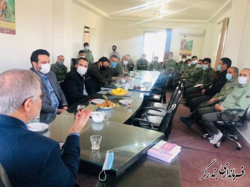 نشست نماینده مردم غرب گلستان با پرسنل یگان حفاظت منابع طبیعی بندرگز