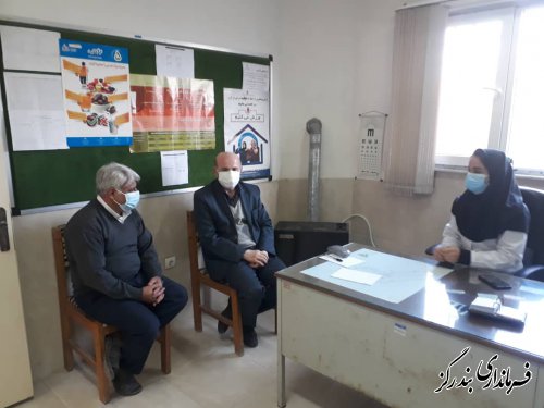 بازدید میدانی بخشدار مرکزی بندرگز از خانه های بهداشت