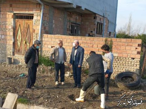 بازدید میدانی بخشدار مرکزی بندرگز از روستاهای سرمحله و گز غربی