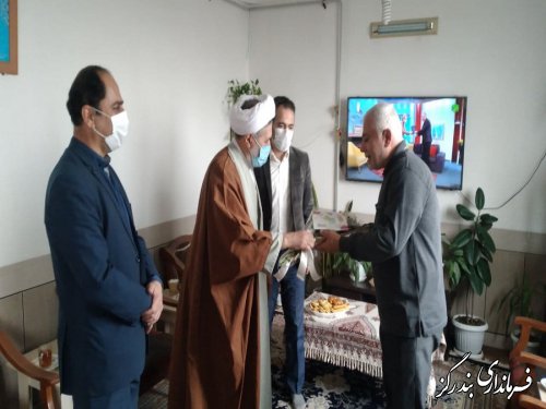 دیدار امام جمعه و بخشدار نوکنده با جانبازان هشت سال دفاع مقدس