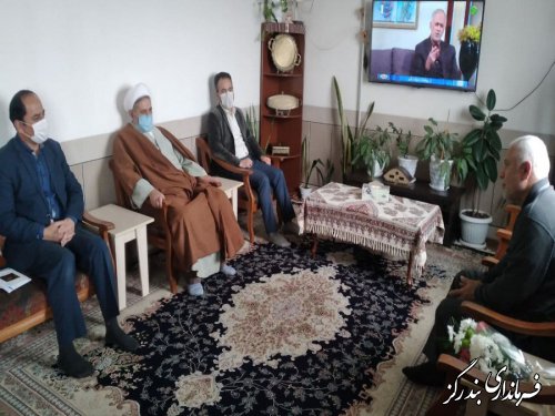 دیدار امام جمعه و بخشدار نوکنده با جانبازان هشت سال دفاع مقدس