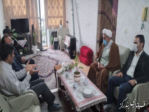 دیدار امام جمعه و بخشدار نوکنده با جانبازان هشت سال دفاع مقدس