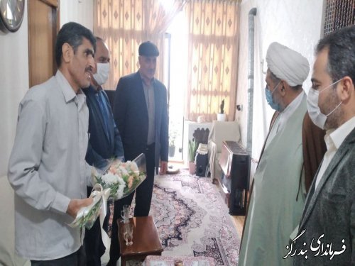 دیدار امام جمعه و بخشدار نوکنده با جانبازان هشت سال دفاع مقدس