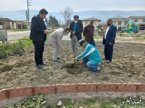۶۰ اصله نهال در پارک کودک روستای جفاکنده غرس شد