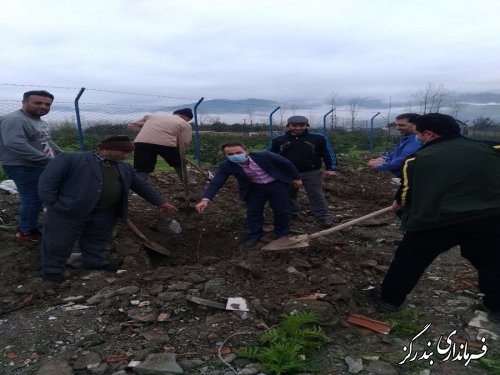 ۱۲۰ اصله نهال در ورودی غربی ترین روستای گلستان کاشته ‌شد