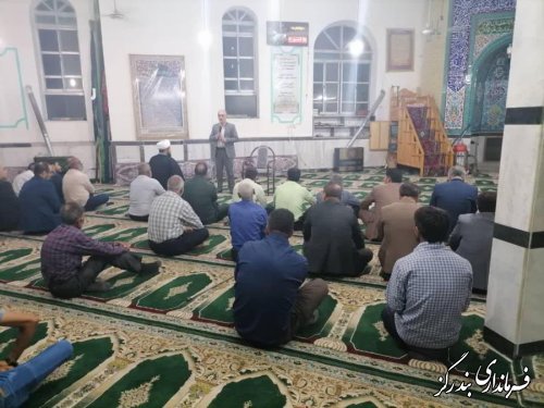 مشکلات روستای حسین آباد با حضور فرماندار بندرگز بررسی شد