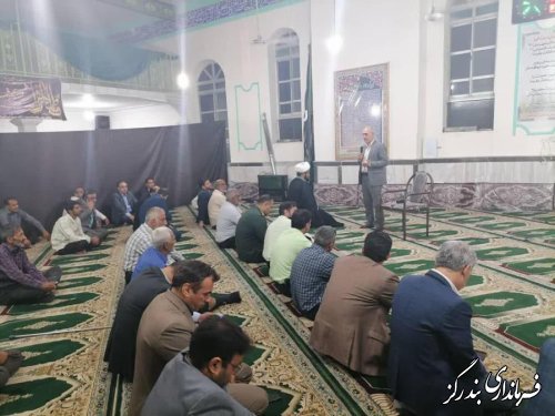 مشکلات روستای حسین آباد با حضور فرماندار بندرگز بررسی شد